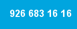 926 683 16 16